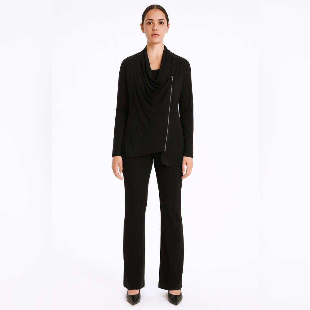 Market & Spruce Elegant Black long sleeve sweater